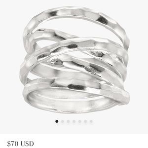 Silpada sterling silver ring-size 7